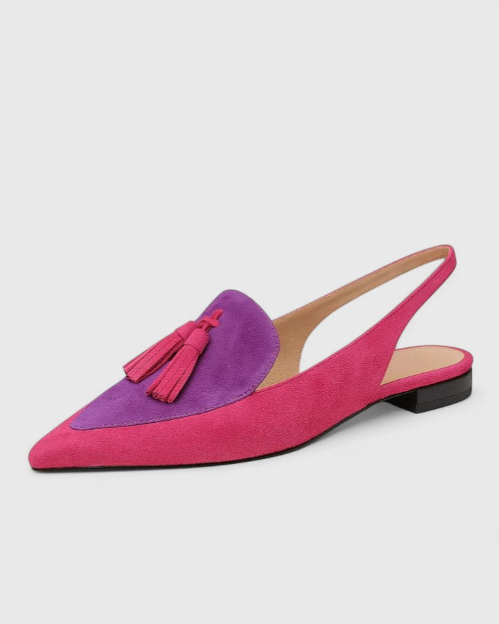 Thalina | Women’s Slingback Heels with Tassel Detail