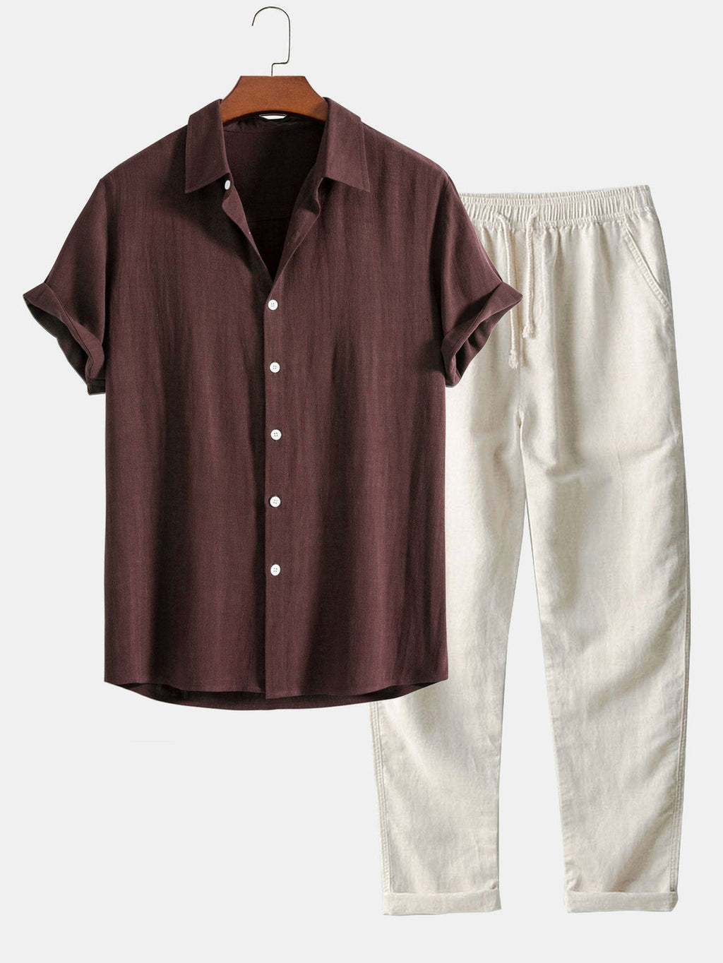 Lorenzo | Relaxed Shirt & Drawstring Trousers Set