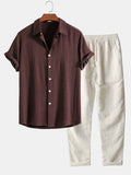 Lorenzo | Relaxed Shirt & Drawstring Trousers Set