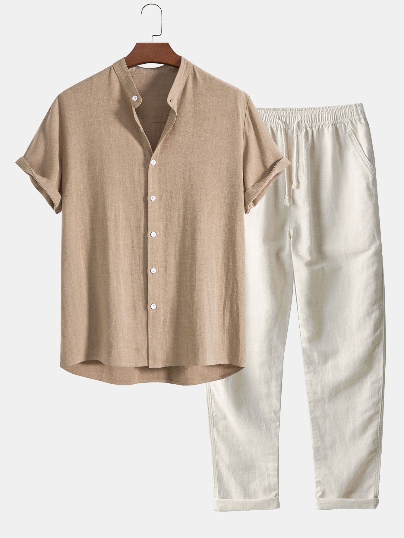Lorenzo | Relaxed Shirt & Drawstring Trousers Set