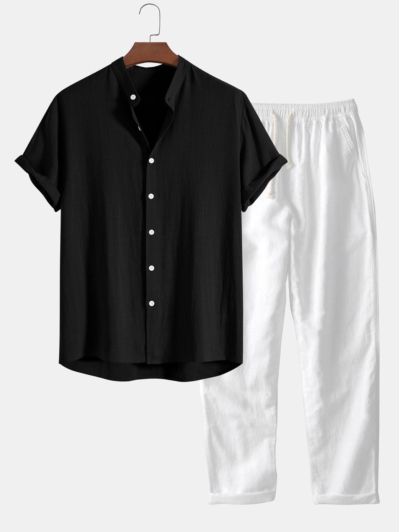 Lorenzo | Relaxed Shirt & Drawstring Trousers Set
