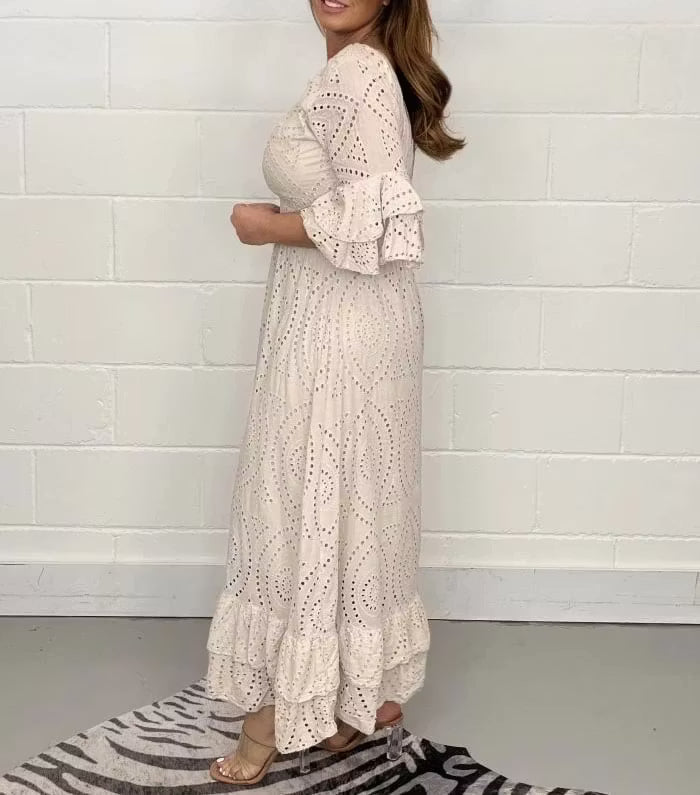 The Eliana Lace Maxi Dress