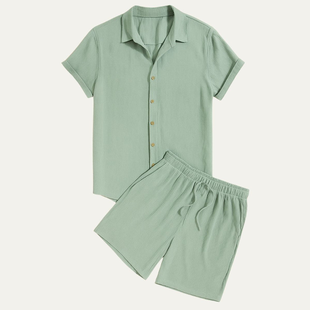 Linen Shirt and Shorts Set – Easy Summer Co-Ord
