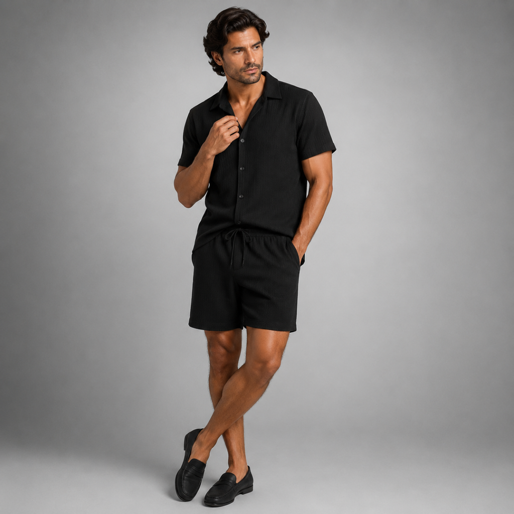 Linen Shirt and Shorts Set – Easy Summer Co-Ord