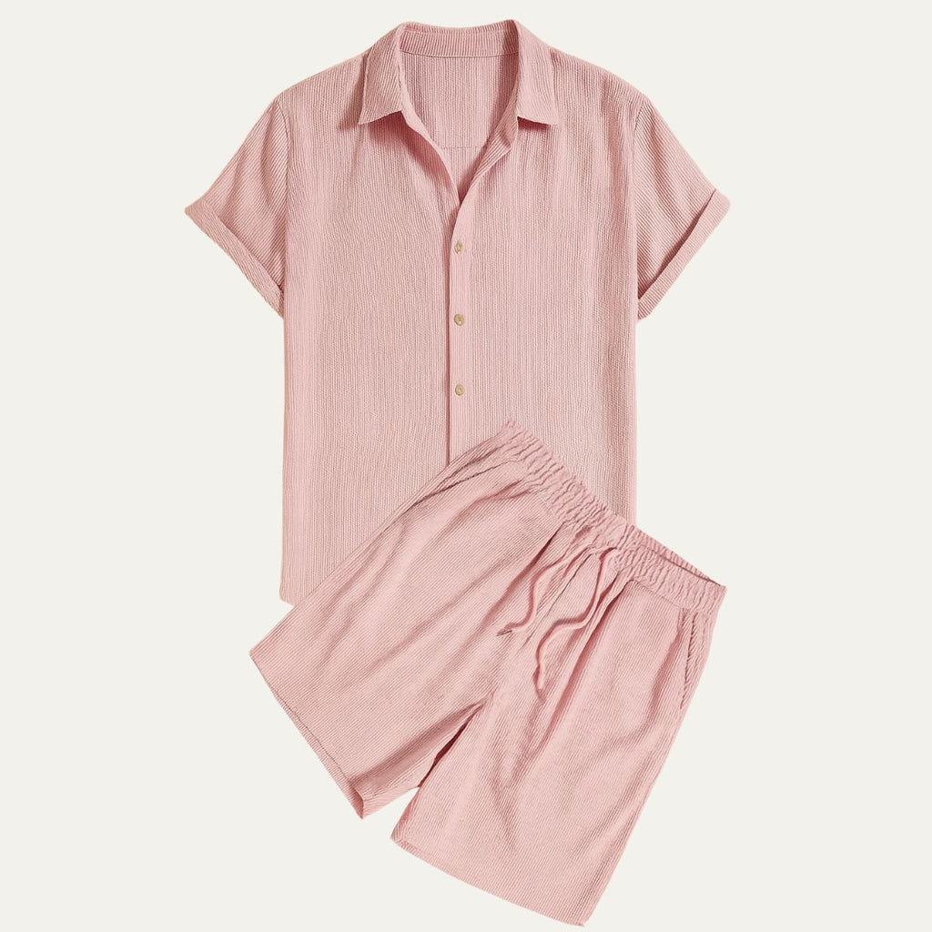 Linen Shirt and Shorts Set – Easy Summer Co-Ord