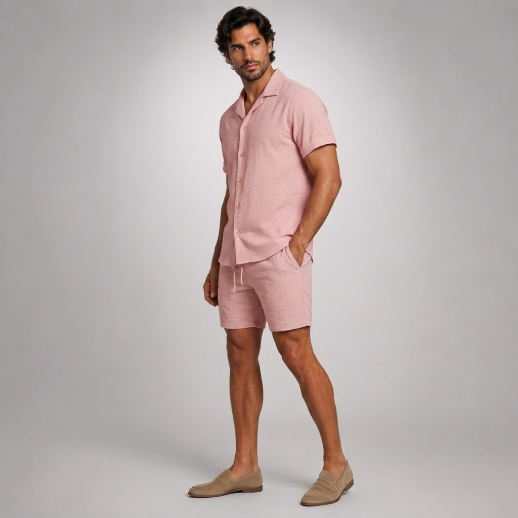 Linen Shirt and Shorts Set – Easy Summer Co-Ord