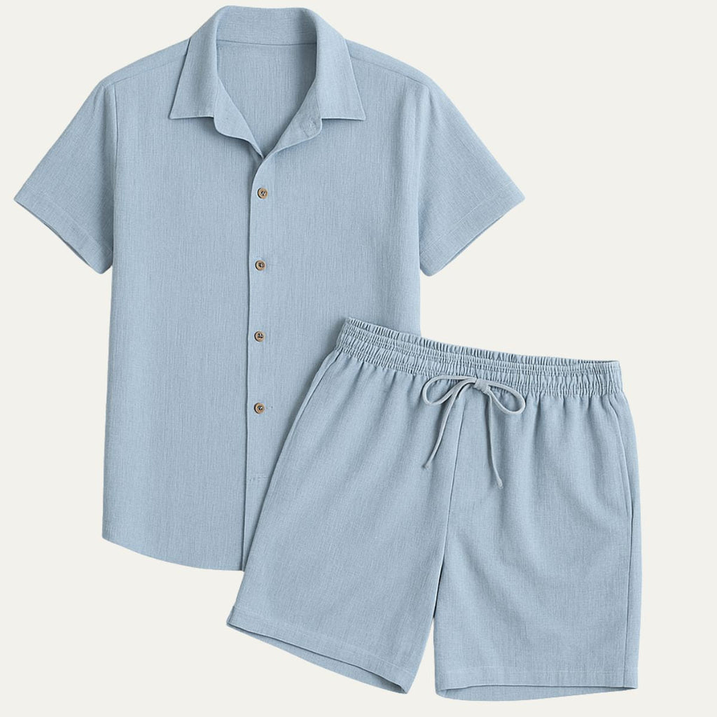 Linen Shirt and Shorts Set – Easy Summer Co-Ord