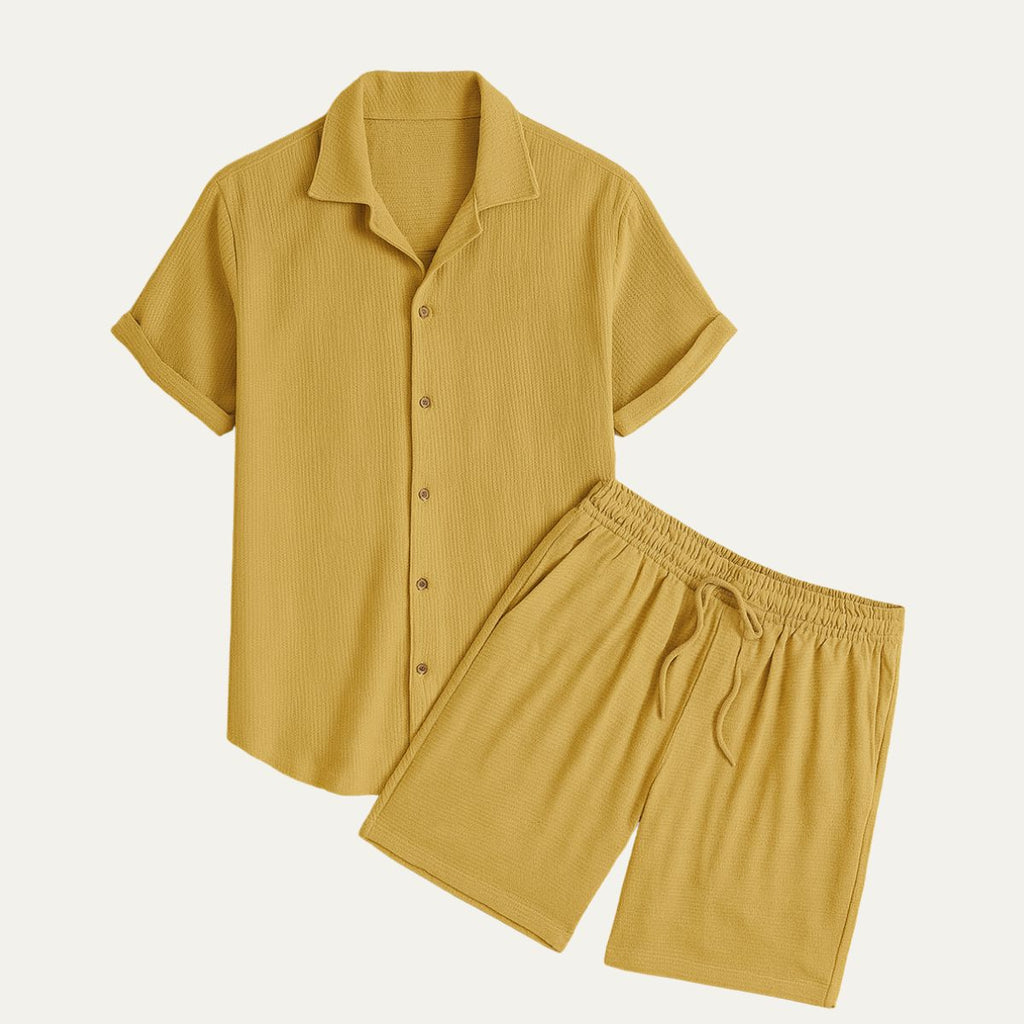 Linen Shirt and Shorts Set – Easy Summer Co-Ord