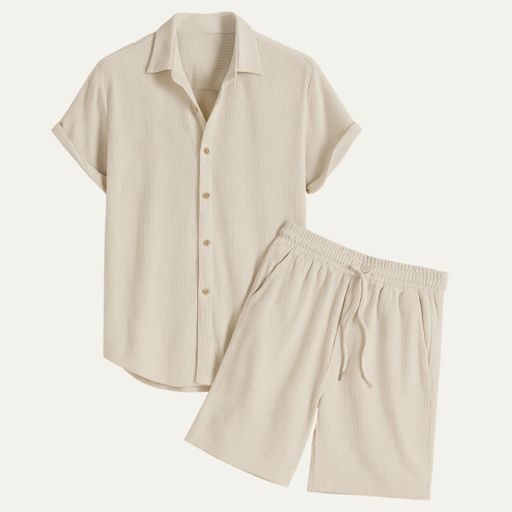 Linen Shirt and Shorts Set – Easy Summer Co-Ord
