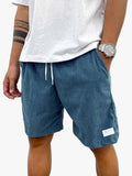 Mason | Relaxed Ribbed Knit Drawstring Shorts