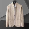 Theo | Refined Knit Cardigan with Stand Collar