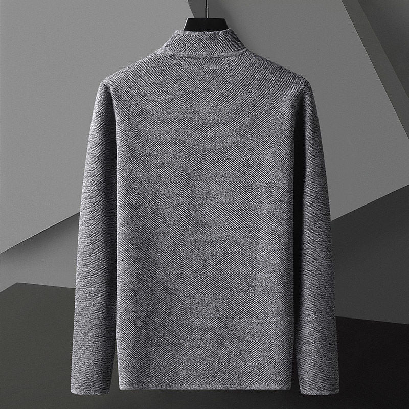 Theo | Refined Knit Cardigan with Stand Collar
