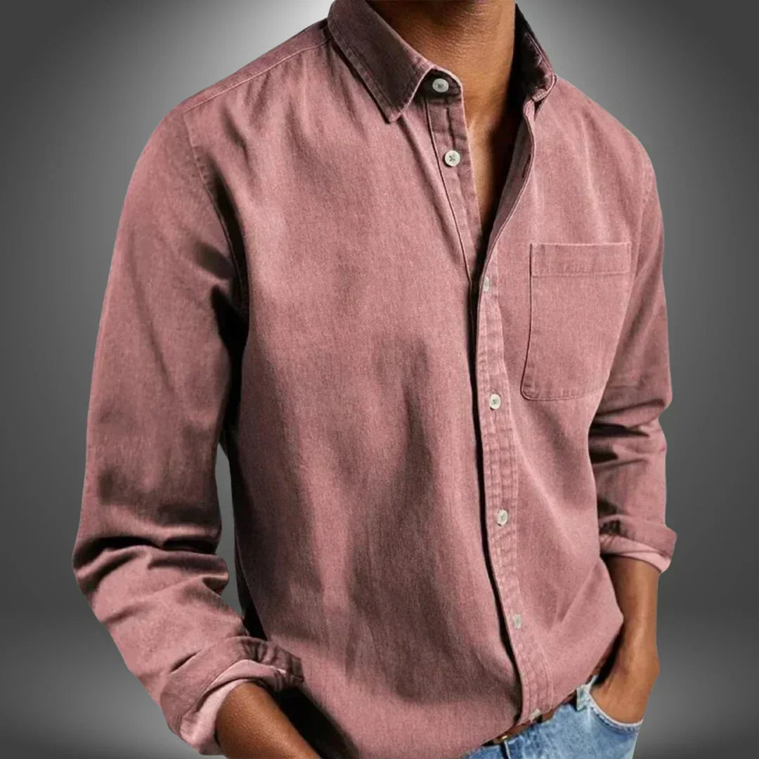 Ethan | Classic Woven Button-Up Shirt