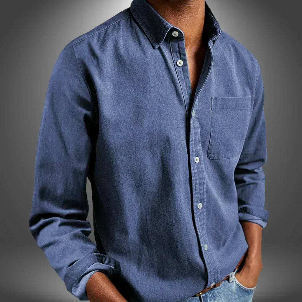 Ethan | Classic Woven Button-Up Shirt