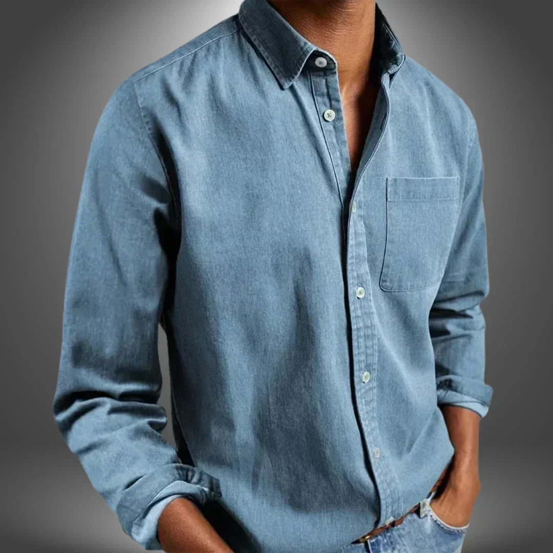 Ethan | Classic Woven Button-Up Shirt