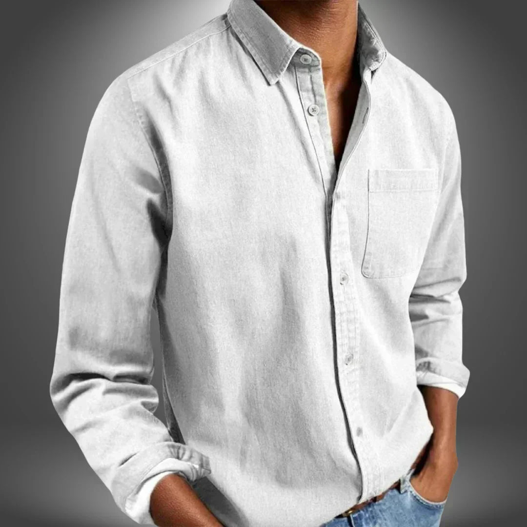 Ethan | Classic Woven Button-Up Shirt