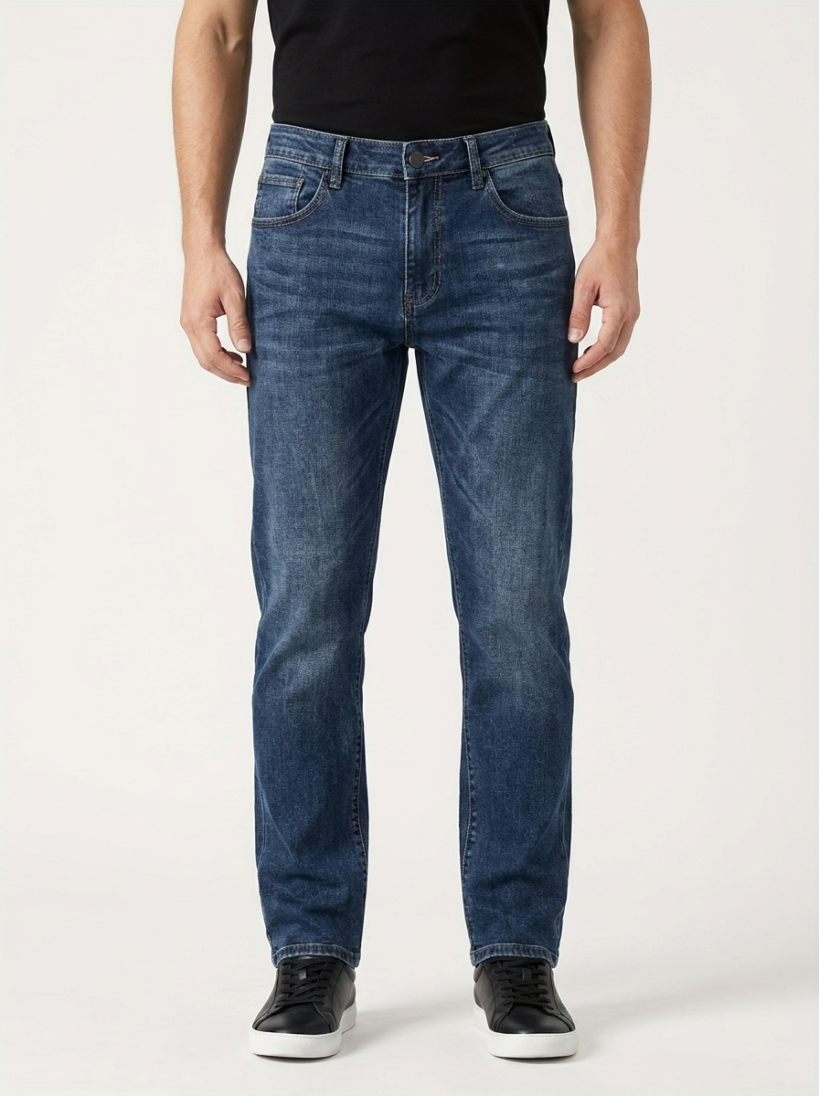 Rylan | Men’s Straight-Leg Stretch Jeans – Classic 5-Pocket Fit