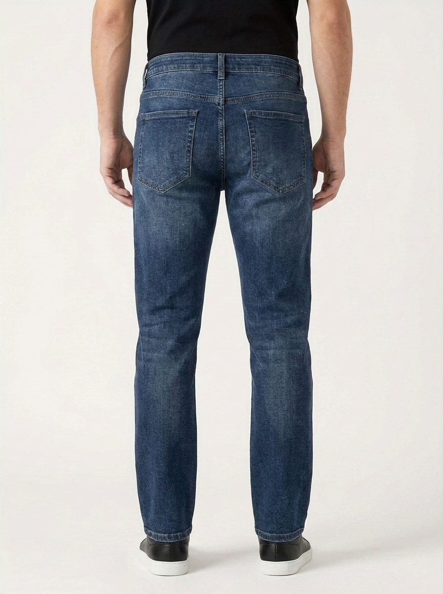 Rylan | Men’s Straight-Leg Stretch Jeans – Classic 5-Pocket Fit