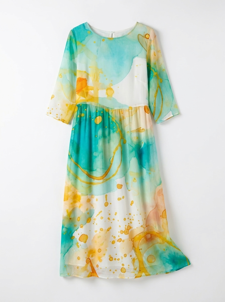 Keely | Women’s Floral Cotton Dress – Flattering Relaxed Summer Fit