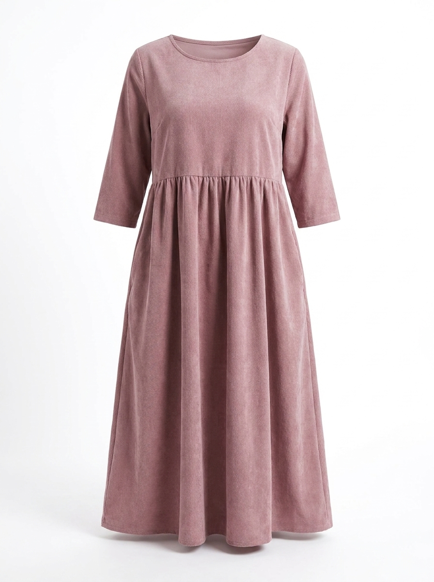 Sofia | Women’s A-Line Dress with Side Pockets – Relaxed Everyday Fit