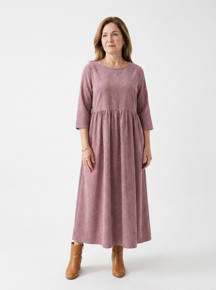 Sofia | Women’s A-Line Dress with Side Pockets – Relaxed Everyday Fit