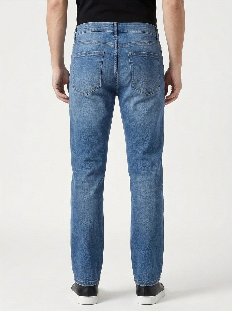 Rylan | Men’s Straight-Leg Stretch Jeans – Classic 5-Pocket Fit