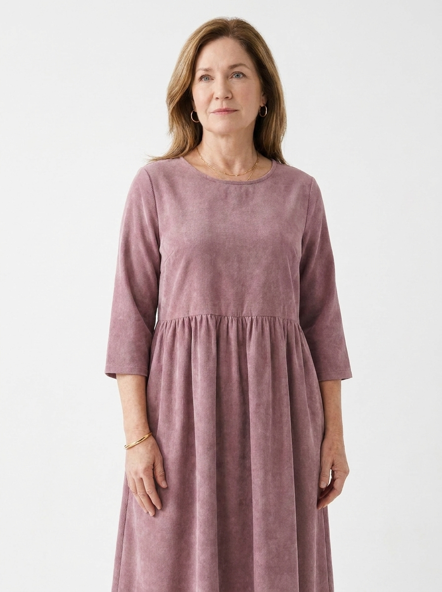 Sofia | Women’s A-Line Dress with Side Pockets – Relaxed Everyday Fit
