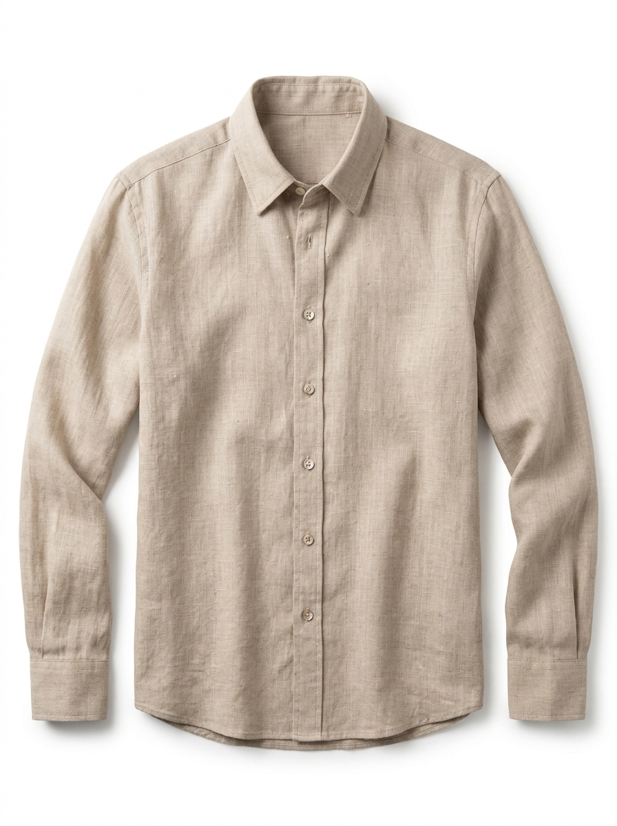 Oliver | Refined Linen-Blend Button-Up Shirt