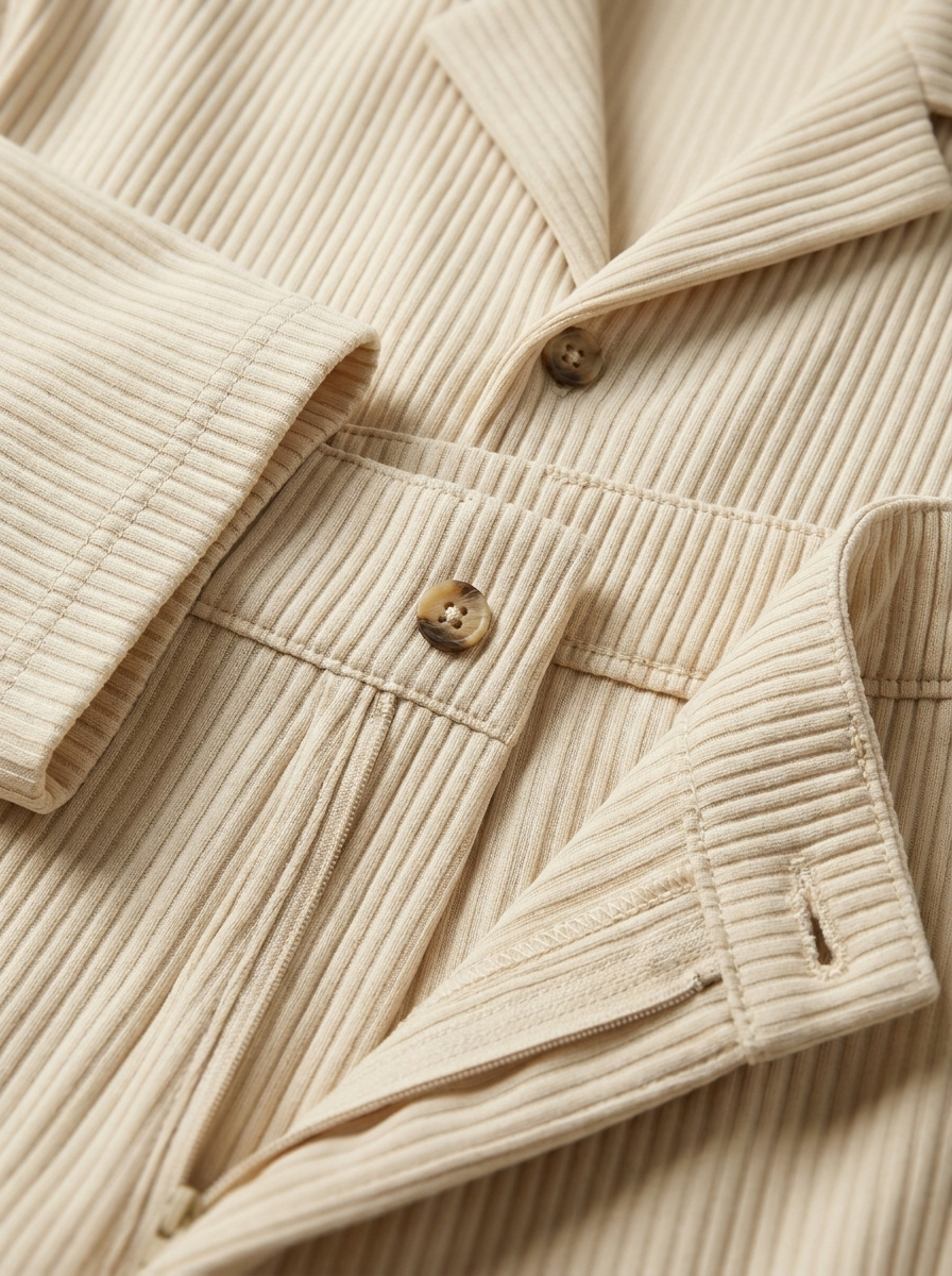 Milan | Textured Camp Collar Shirt & Shorts Set
